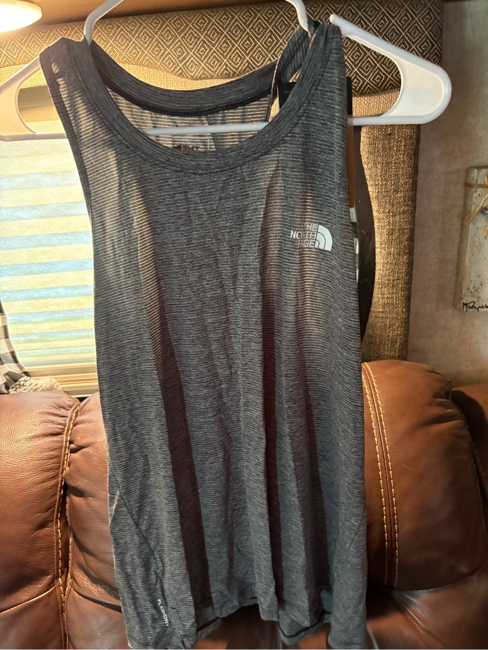 The North Face Women’s Dark Gray Performance Tank Top, L